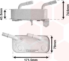 Van Wezel 06013753 - Radiatore olio, Cambio automatico www.autoricambi360.it