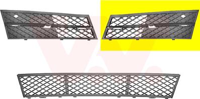 Van Wezel 0617591 - Griglia di ventilazione, Paraurti www.autoricambi360.it