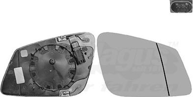 Van Wezel 0617868U - Vetro specchio, Specchio esterno www.autoricambi360.it
