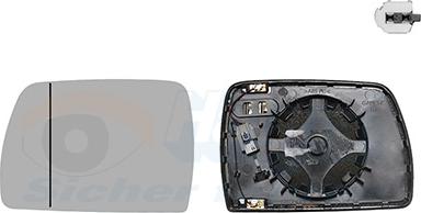 Van Wezel 0680865U - Vetro specchio, Specchio esterno www.autoricambi360.it