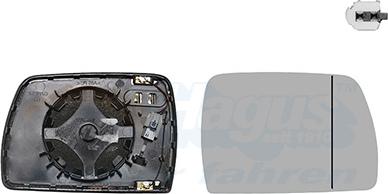 Van Wezel 0680866U - Vetro specchio, Specchio esterno www.autoricambi360.it