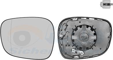 Van Wezel 0681865U - Vetro specchio, Specchio esterno www.autoricambi360.it