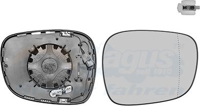 Van Wezel 0681866U - Vetro specchio, Specchio esterno www.autoricambi360.it