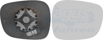 Van Wezel 0678838U - Vetro specchio, Specchio esterno www.autoricambi360.it