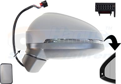 Van Wezel 0346827 - Specchio retrovisore esterno www.autoricambi360.it