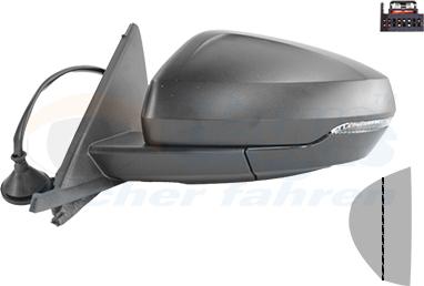 Van Wezel 0366805 - Specchio retrovisore esterno www.autoricambi360.it