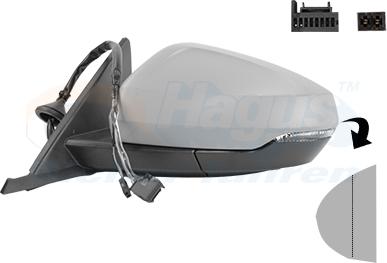 Van Wezel 0366807 - Specchio retrovisore esterno www.autoricambi360.it