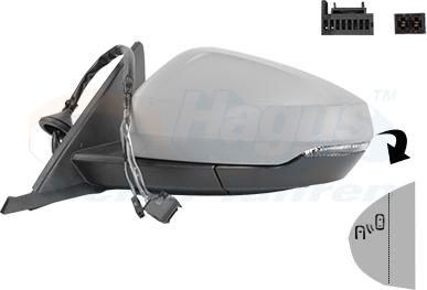 Van Wezel 0366827 - Specchio retrovisore esterno www.autoricambi360.it