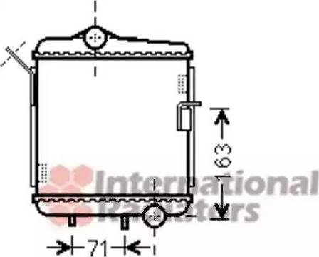 Van Wezel 03002311 - Radiatore, Raffreddamento motore www.autoricambi360.it