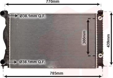 Van Wezel 03002234 - Radiatore, Raffreddamento motore www.autoricambi360.it
