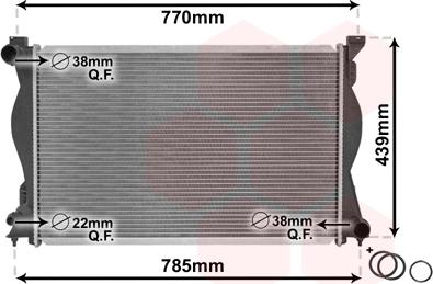 Van Wezel 03002230 - Radiatore, Raffreddamento motore www.autoricambi360.it