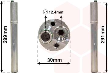 Van Wezel 0300D298 - Essiccatore, Climatizzatore www.autoricambi360.it