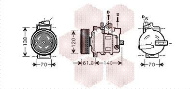 Van Wezel 0300K263 - Compressore, Climatizzatore www.autoricambi360.it