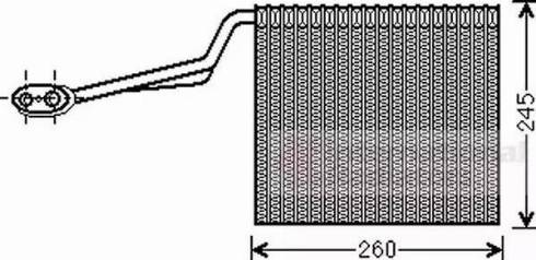 Van Wezel 0300V315 - Evaporatore, Climatizzatore www.autoricambi360.it