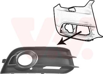 Van Wezel 0301594 - Griglia di ventilazione, Paraurti www.autoricambi360.it