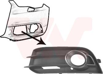 Van Wezel 0301593 - Griglia di ventilazione, Paraurti www.autoricambi360.it