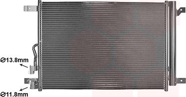 Van Wezel 03015705 - Condensatore, Climatizzatore www.autoricambi360.it