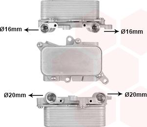 Van Wezel 03013719 - Radiatore olio, Cambio automatico www.autoricambi360.it