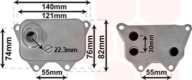 Van Wezel 03012722 - Radiatore, Raffreddamento motore www.autoricambi360.it