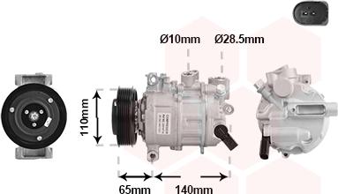 Van Wezel 0301K714 - Compressore, Climatizzatore www.autoricambi360.it