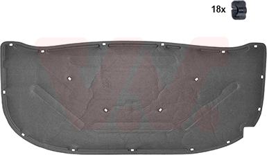 Van Wezel 0315460 - Insonorizzazione vano motore www.autoricambi360.it