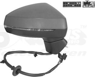 Van Wezel 0335828 - Specchio retrovisore esterno www.autoricambi360.it