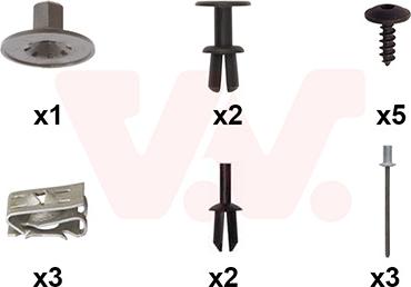 Van Wezel 0335796 - Kit montaggio, Parafango www.autoricambi360.it