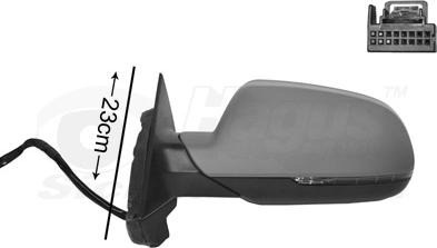 Van Wezel 0338807 - Specchio retrovisore esterno www.autoricambi360.it