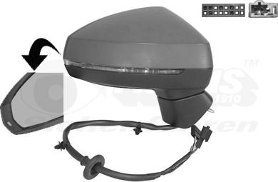 Van Wezel 0337808 - Specchio retrovisore esterno www.autoricambi360.it