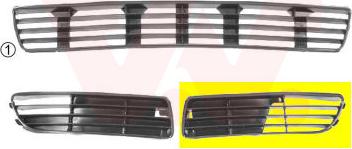 Van Wezel 0323503 - Griglia di ventilazione, Paraurti www.autoricambi360.it