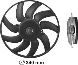 Van Wezel 0327747 - Ventola, Raffreddamento motore www.autoricambi360.it
