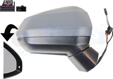 Van Wezel 0374808 - Specchio retrovisore esterno www.autoricambi360.it