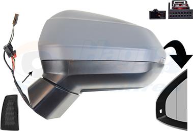 Van Wezel 0374825 - Specchio retrovisore esterno www.autoricambi360.it