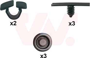 Van Wezel 0374797 - Kit montaggio, Cofano motore www.autoricambi360.it