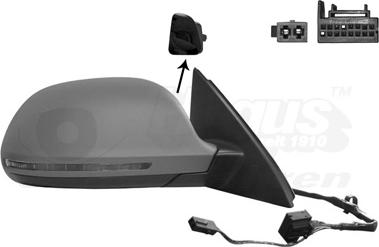 Van Wezel 0370818 - Specchio retrovisore esterno www.autoricambi360.it