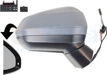 Van Wezel 0372808 - Specchio retrovisore esterno www.autoricambi360.it