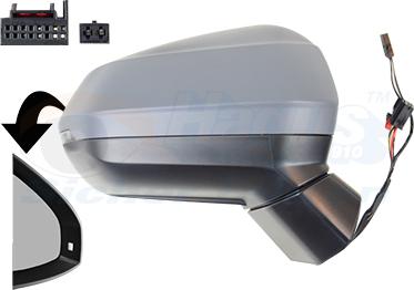 Van Wezel 0372818 - Specchio retrovisore esterno www.autoricambi360.it