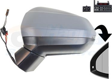Van Wezel 0372817 - Specchio retrovisore esterno www.autoricambi360.it