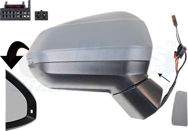 Van Wezel 0372826 - Specchio retrovisore esterno www.autoricambi360.it