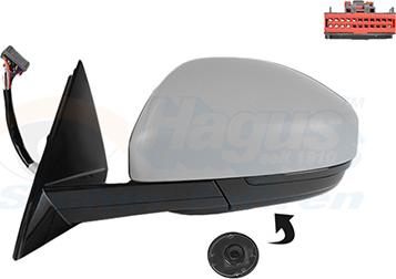 Van Wezel 0266817 - Specchio retrovisore esterno www.autoricambi360.it
