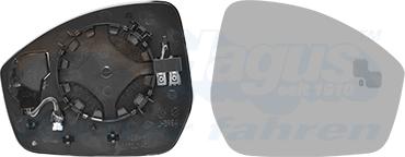 Van Wezel 0261836 - Vetro specchio, Specchio esterno www.autoricambi360.it