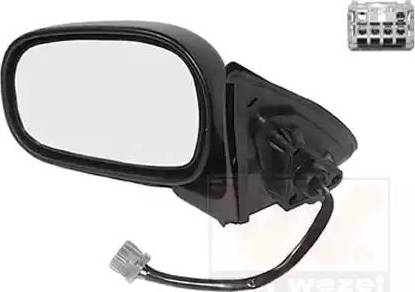 Van Wezel 0209807 - Specchio retrovisore esterno www.autoricambi360.it