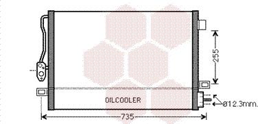 Van Wezel 07005100 - Condensatore, Climatizzatore www.autoricambi360.it
