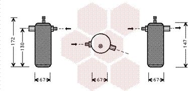 Van Wezel 0700D044 - Essiccatore, Climatizzatore www.autoricambi360.it