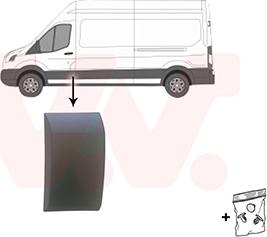 Van Wezel 1991405 - Modanatura decorativa / protettiva, Fiancata www.autoricambi360.it