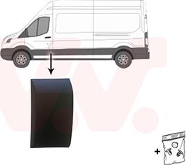 Van Wezel 1992405 - Modanatura decorativa / protettiva, Fiancata www.autoricambi360.it