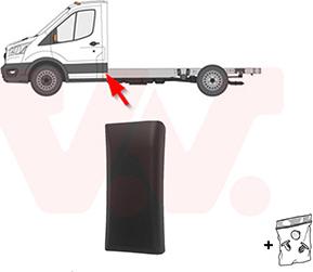 Van Wezel 1992415 - Modanatura decorativa / protettiva, Fiancata www.autoricambi360.it
