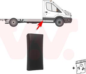 Van Wezel 1992416 - Modanatura decorativa / protettiva, Fiancata www.autoricambi360.it