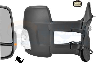 Van Wezel 1992822 - Specchio retrovisore esterno www.autoricambi360.it