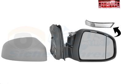 Van Wezel 1945808 - Specchio retrovisore esterno www.autoricambi360.it